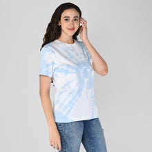 Load image into Gallery viewer, Sky Blue Tie-Dye Tee
