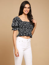 Load image into Gallery viewer, Smocked Puff Sleeve Top