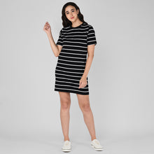 Load image into Gallery viewer, Striped Shift Dress