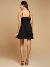 Load image into Gallery viewer, Renee Mini Dress (Black)