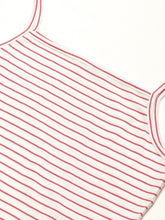 Load image into Gallery viewer, White Striped Cami Top
