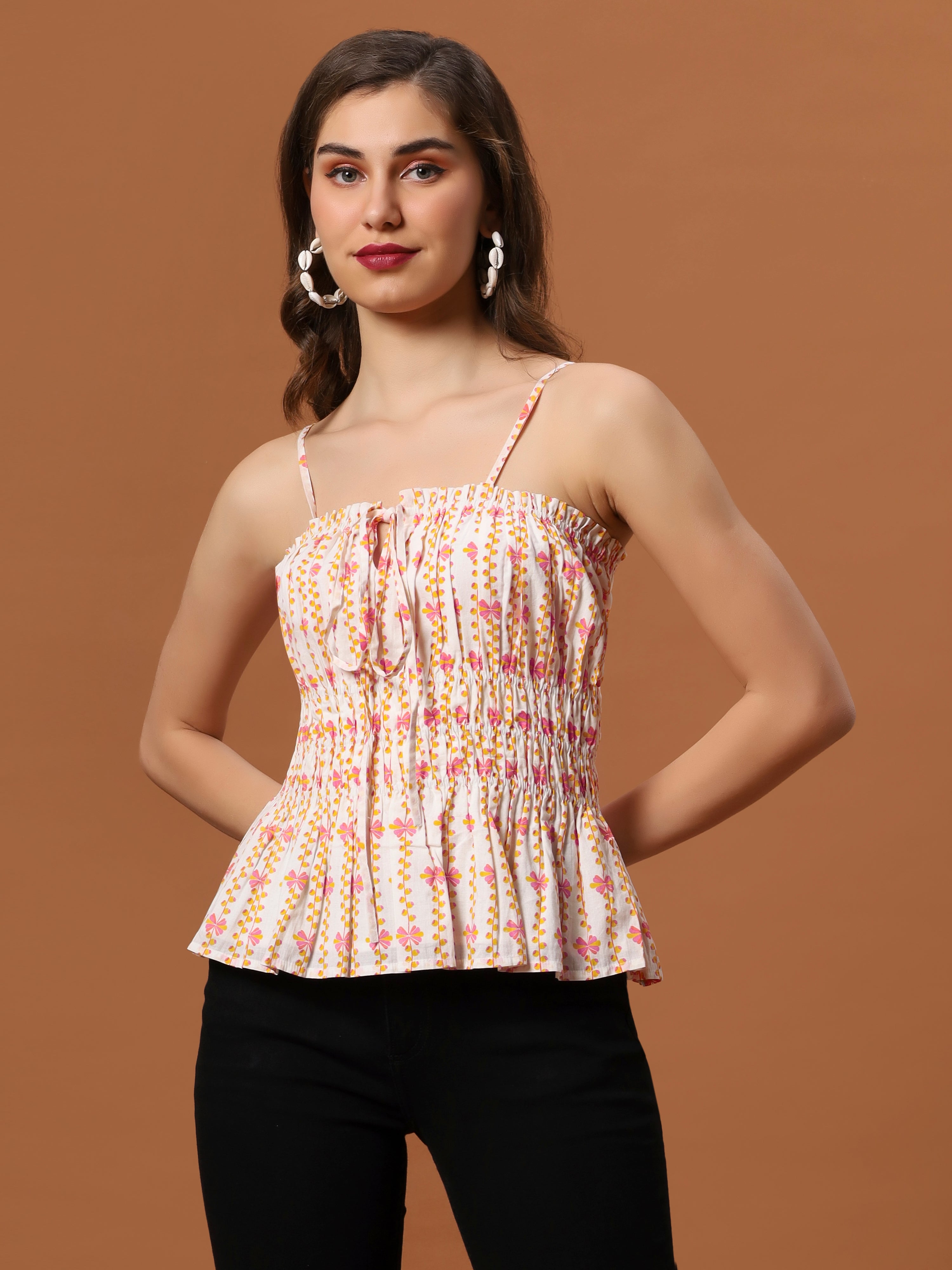Marigold Top – Pastel Threads